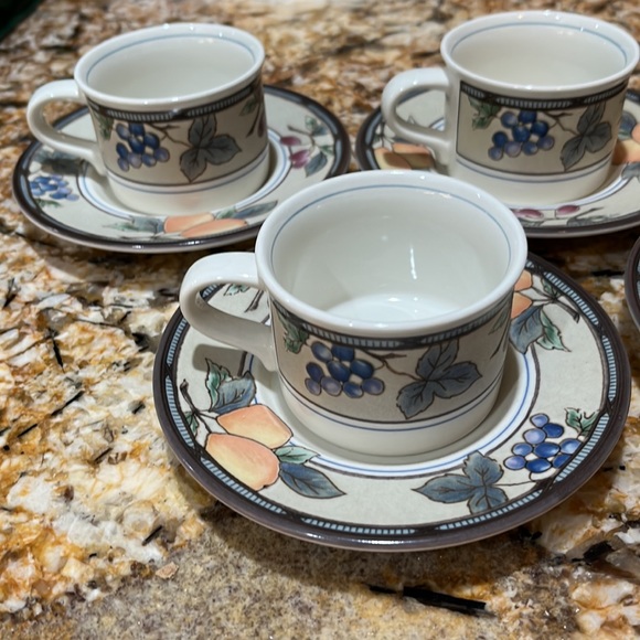 MIKASA GARDEN HARVEST ESPRESSO CUPS - Picture 2 of 5
